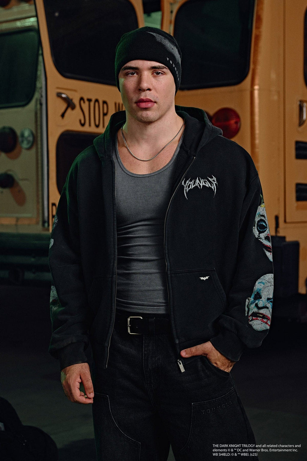YoungLA Batman Hoodie Zip Up