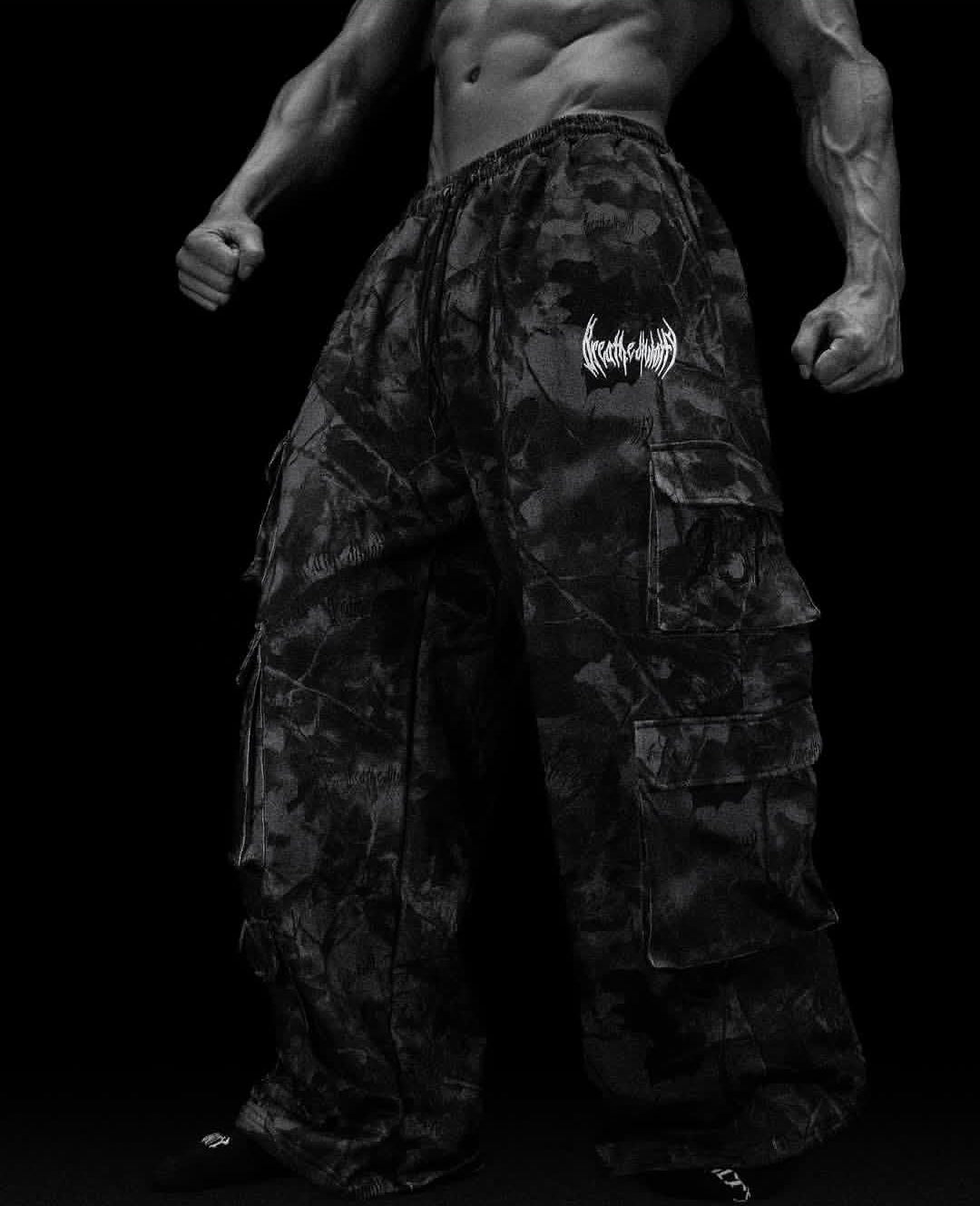 Breathedivinity Night Spectre Oversized Sweats Gray