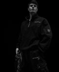 Breathedivinity Embroidered Tactical Hoodie Black