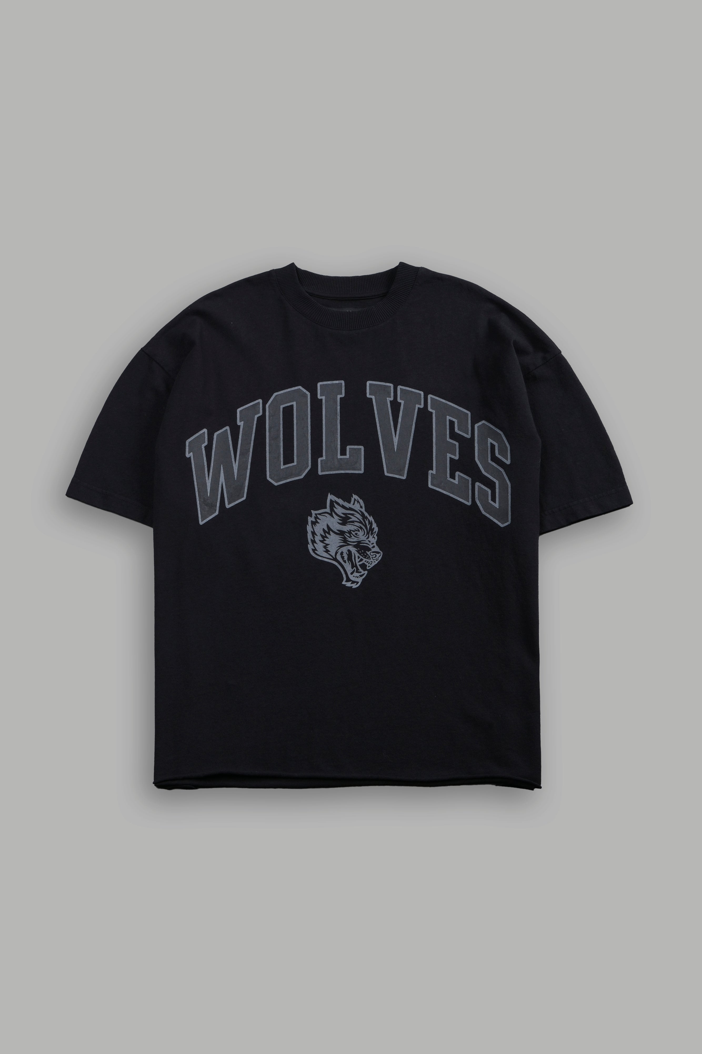 DarcSports Loyalty Frvr Grunge Mid Length Raw HemTee in BlackL
