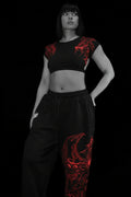 Breathedivinity Seraphim Open Back Crop Top