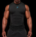 Gymshark Onyx V5 Seamless Tank Black/Blue