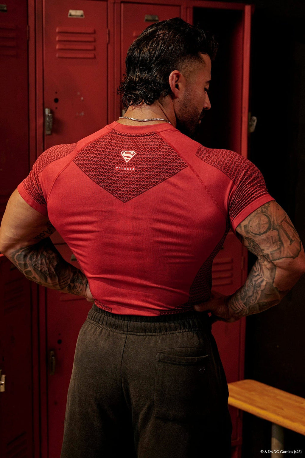 YoungLA Superman Compression Tee Roja