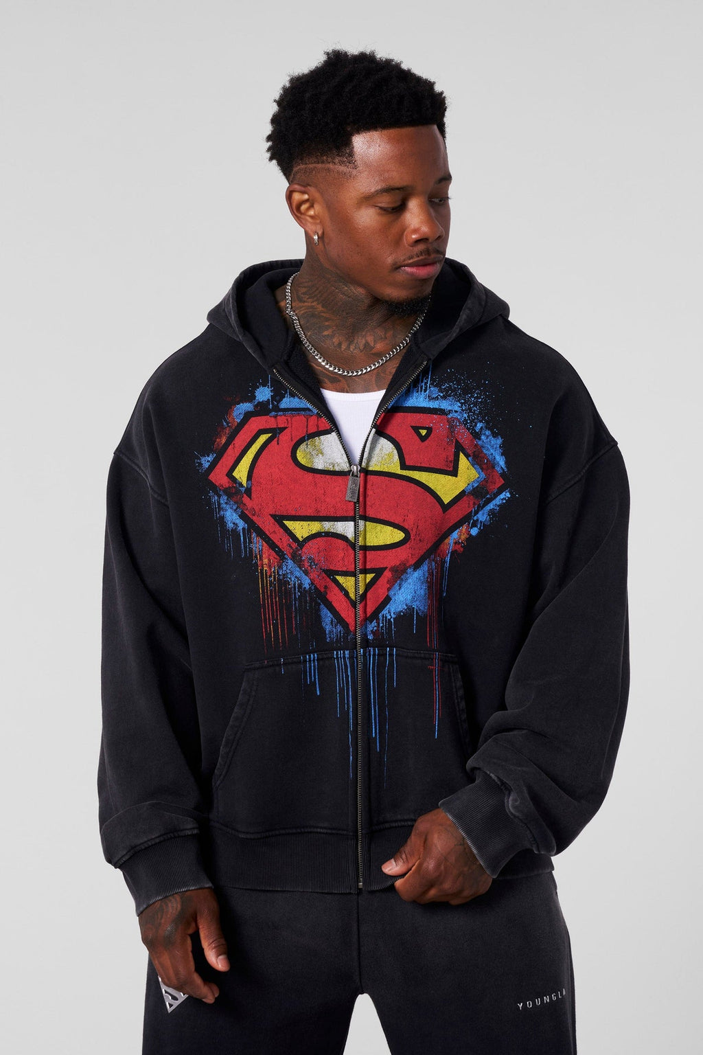 YoungLA Superman Drip Zip-Ups