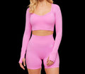 Gymshark Vital Sweetheart Neck Crop Top Pink