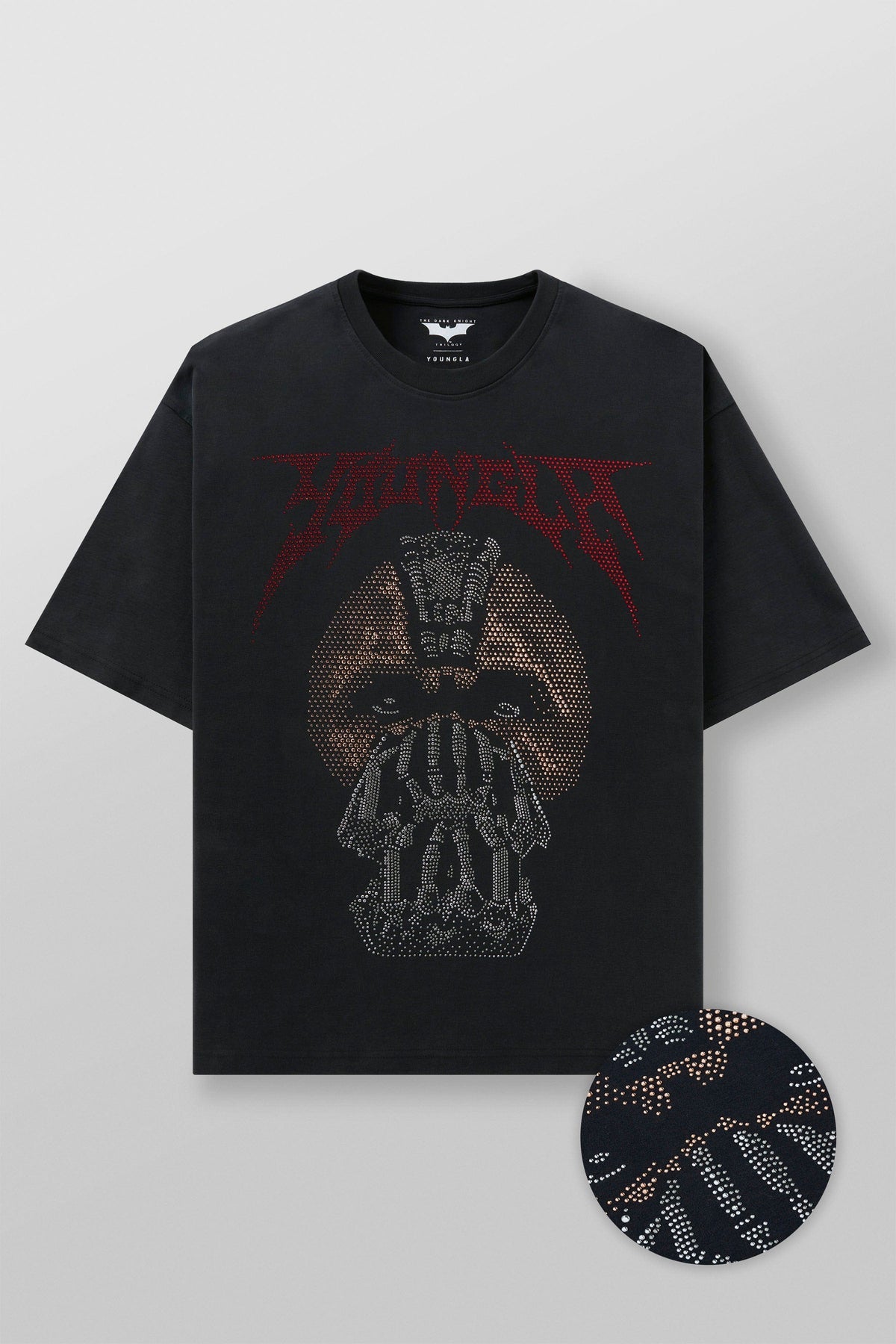 YoungLA Batman Rhinestone Tees V3