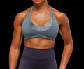 Gymshark Reps T Back Sports Bra Iron Blue
