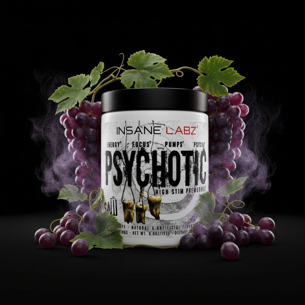 Psychotic SAW Pre Workout Grape 35 serv