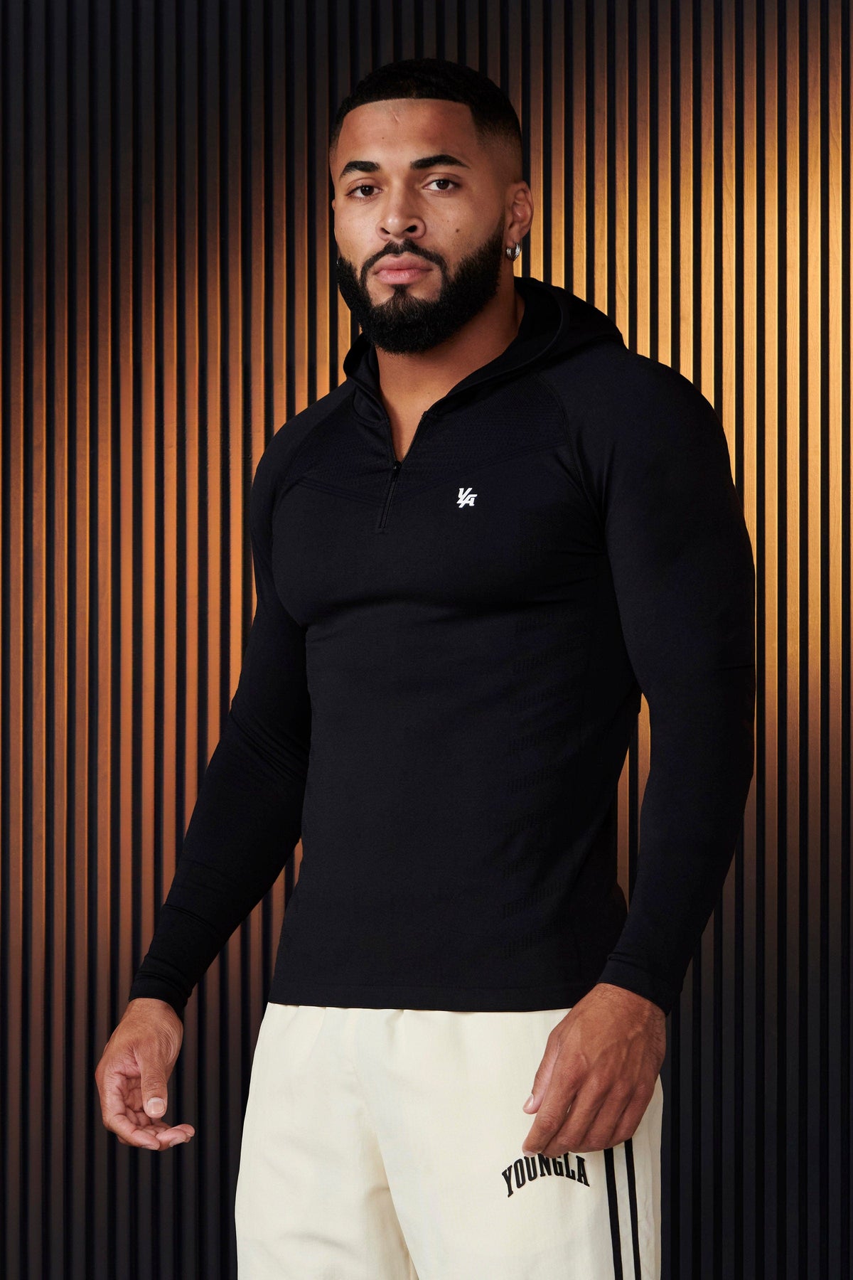 YoungLA SuperVillian Compression Hoodie - Black