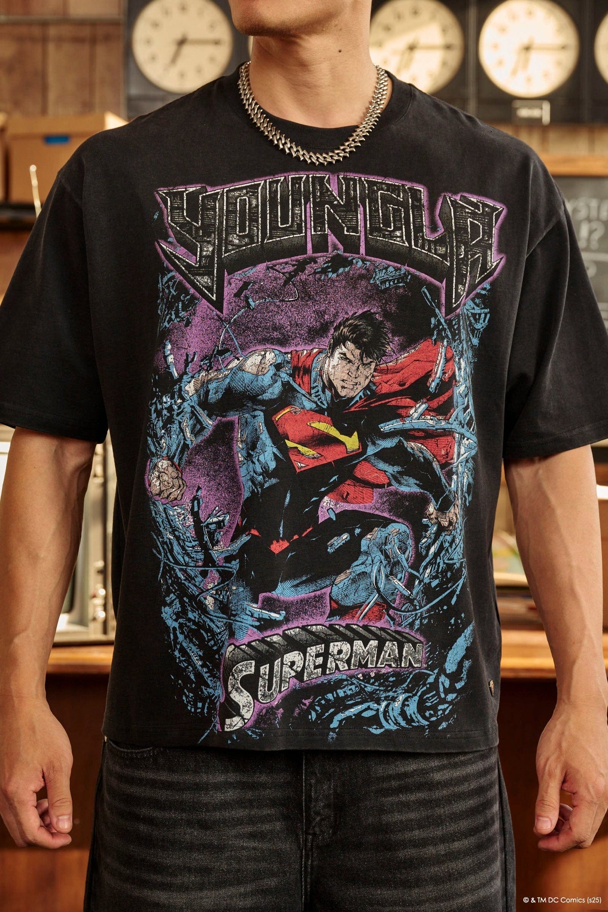 YoungLA Superman Graphic Tees