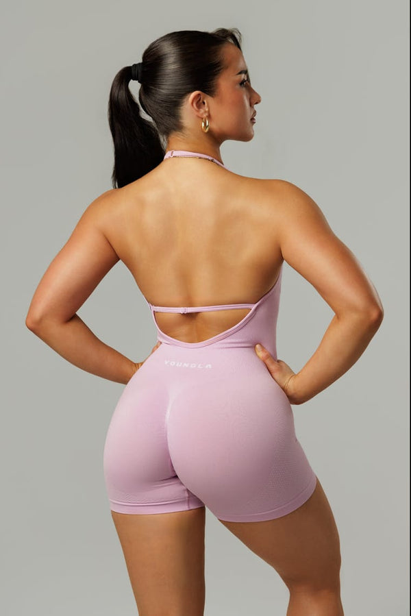 YoungLA Pulse Seamless Halter Romper