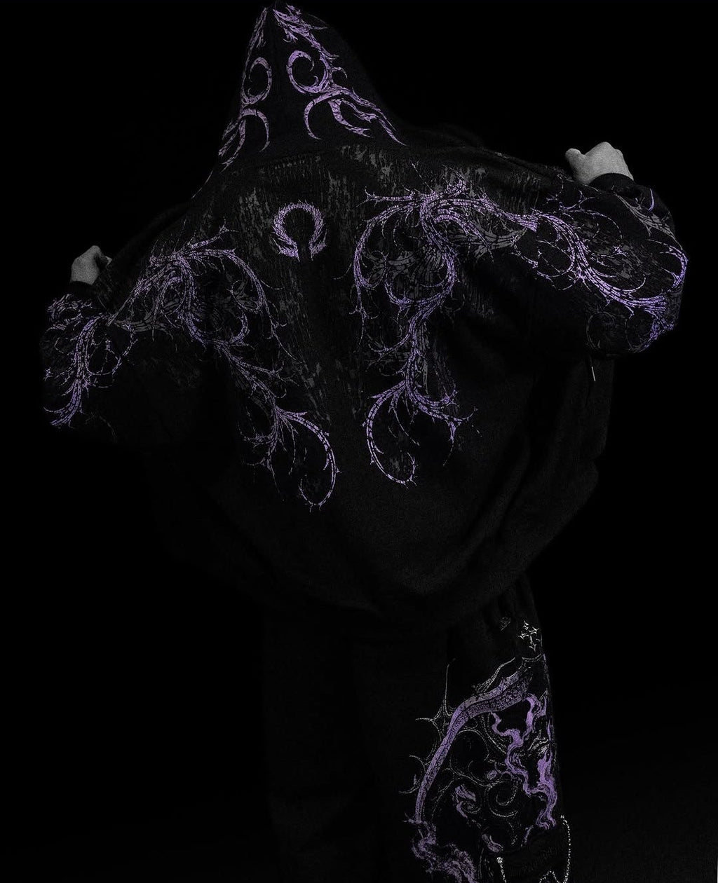 Breathedivinity Oversized Sanctuary Zip Up Hoodie