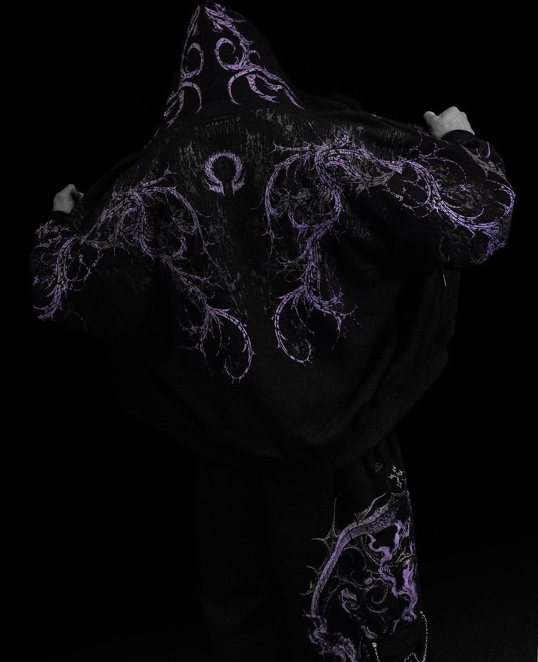 Breathedivinity Oversized Sanctuary Zip Up Hoodie