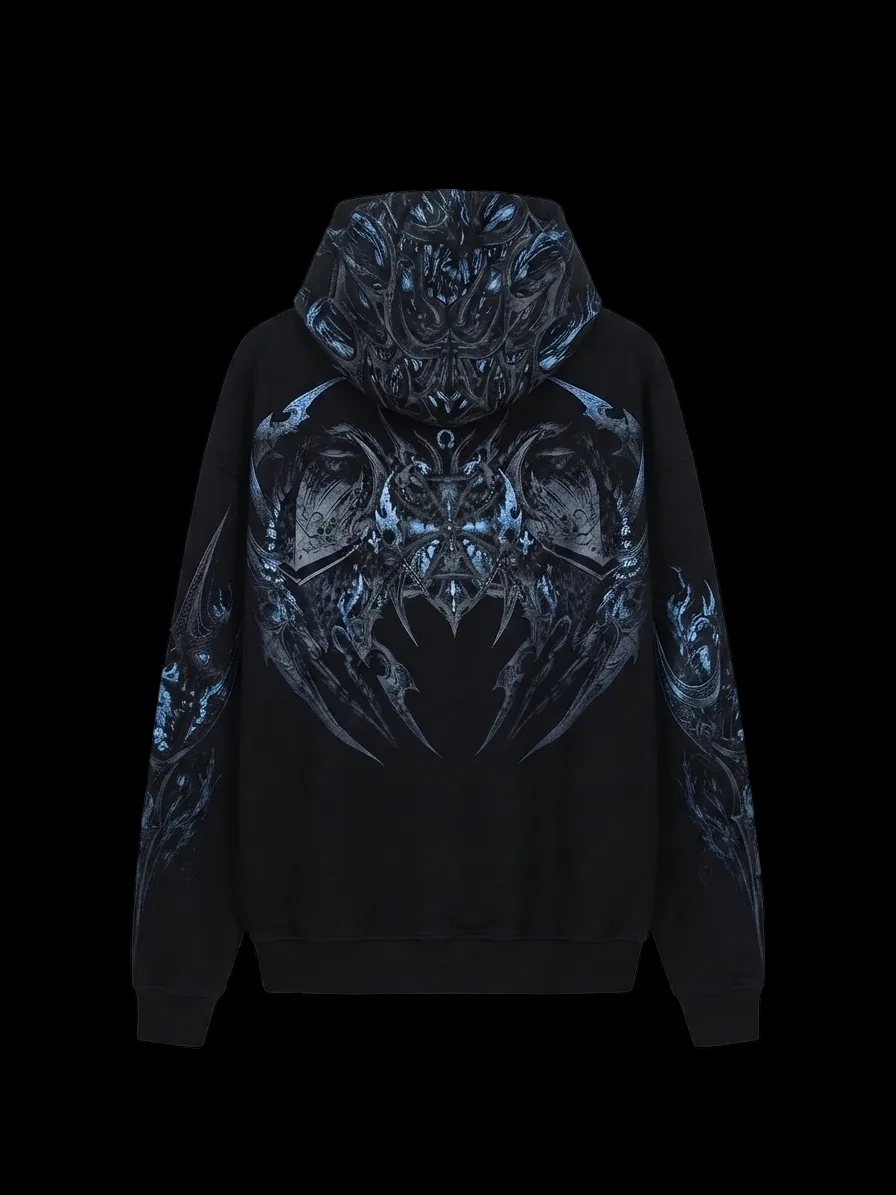Breathedivinity Hoodies Blue