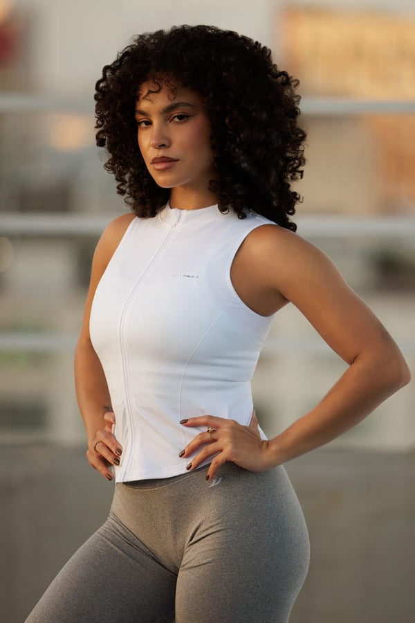 YoungLA Pulse Seamless Zip Tank