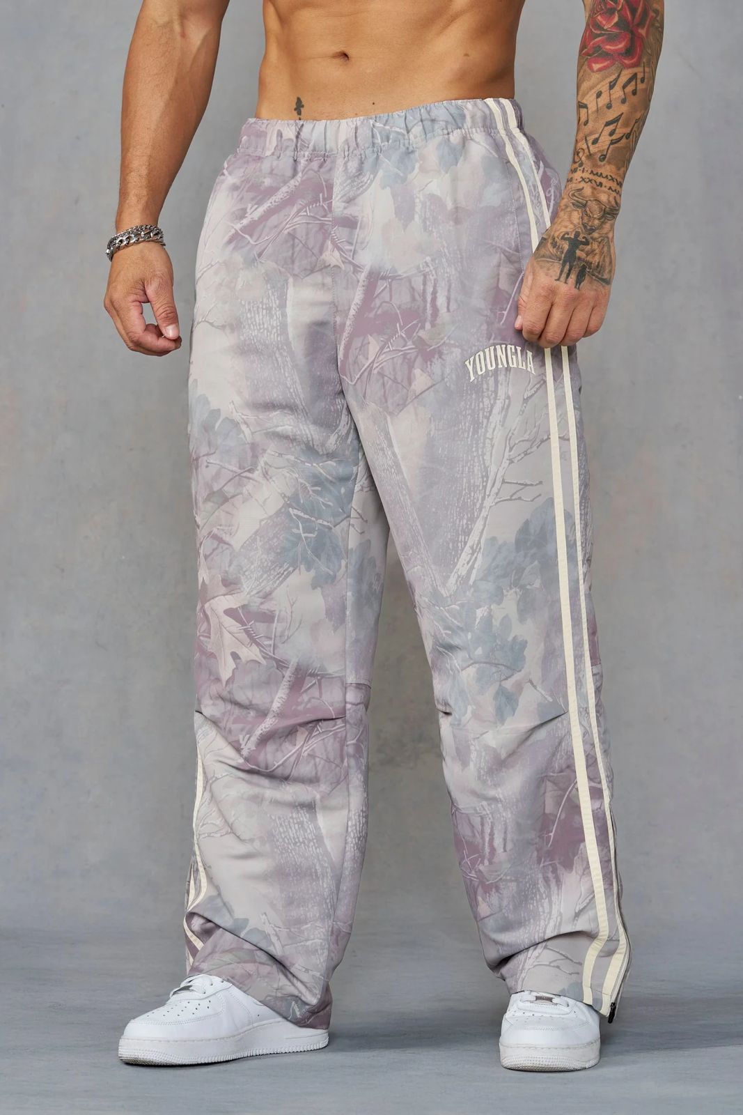 YoungLA Camo Flagship Track Pants Desert