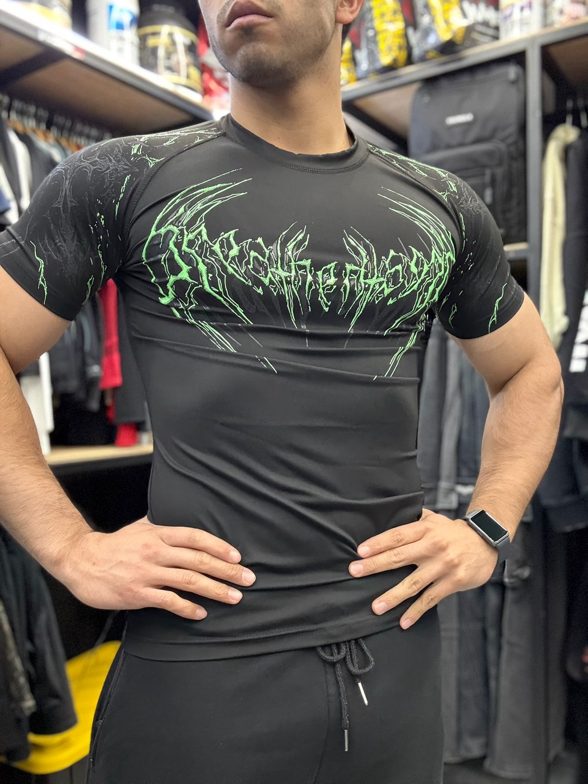 Breathedivinity Thunder green Compression