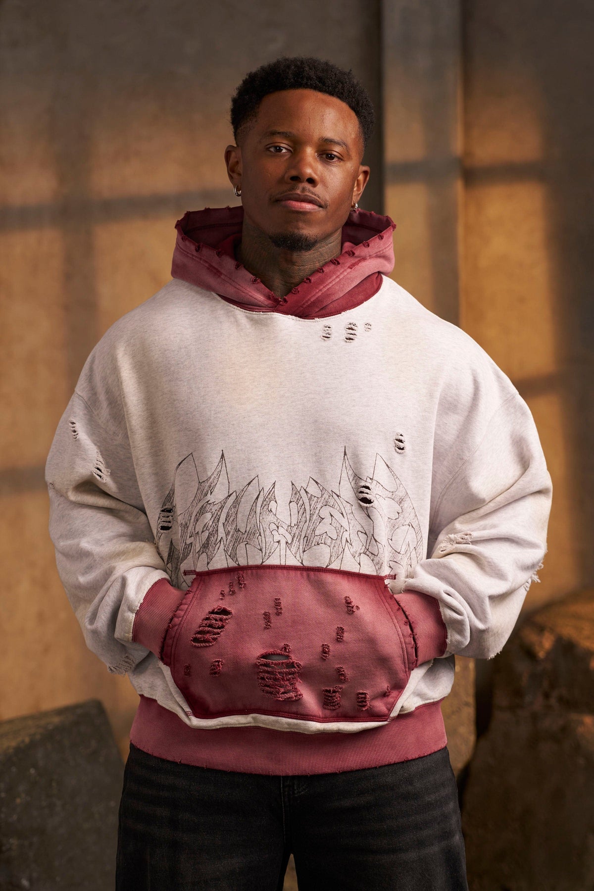 YoungLA Road Rash Hoodies W/R