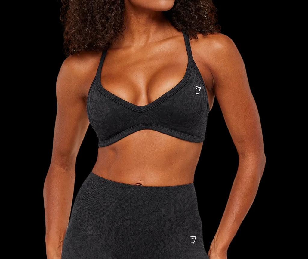 Gymshark Adapt Animal X Whitney Sports Bra Black
