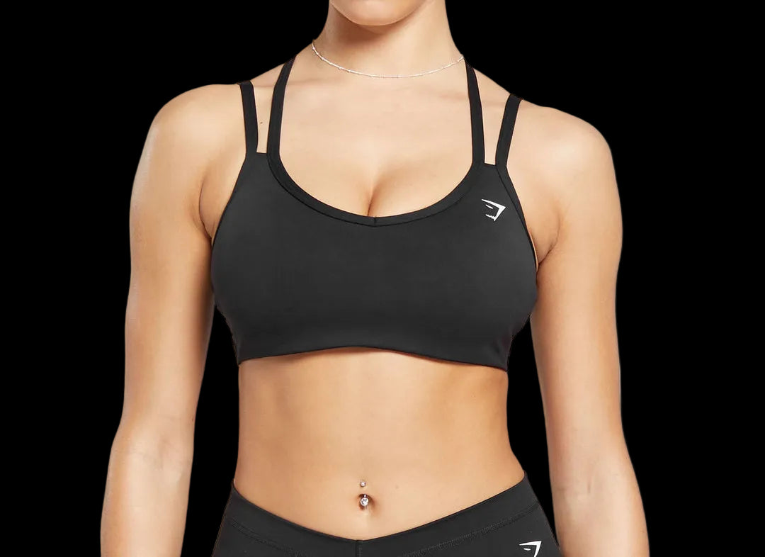 Gymshark Gymshark Strap Feature Sports Bra - Black