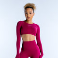 DFYNE Dynamic Long Sleeve Crop Top