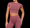 Gymshark Interval Seamless Short Sleeve Crop Top