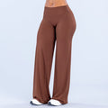DFYNE Sav Wide Leg Pants Brown