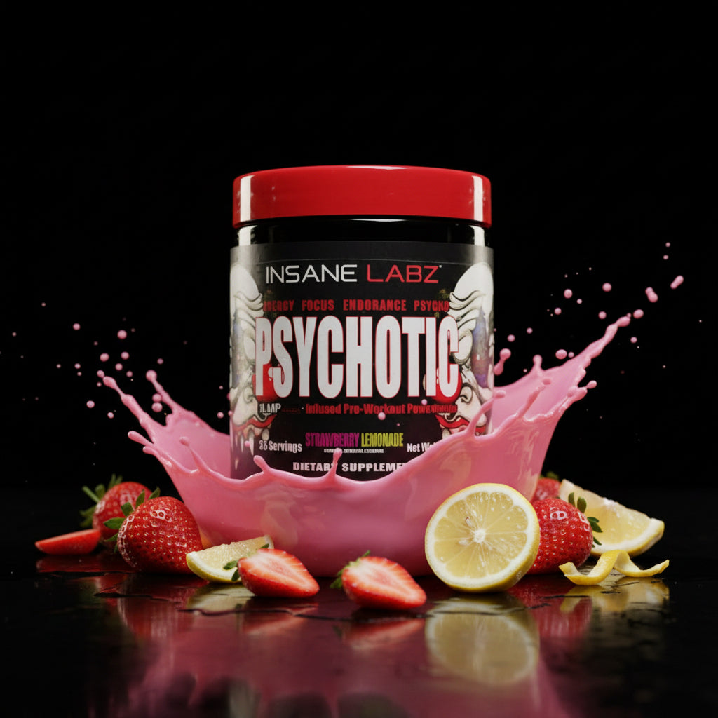 Psychotic Pre Workout Strawberry Lemonade 35 serv
