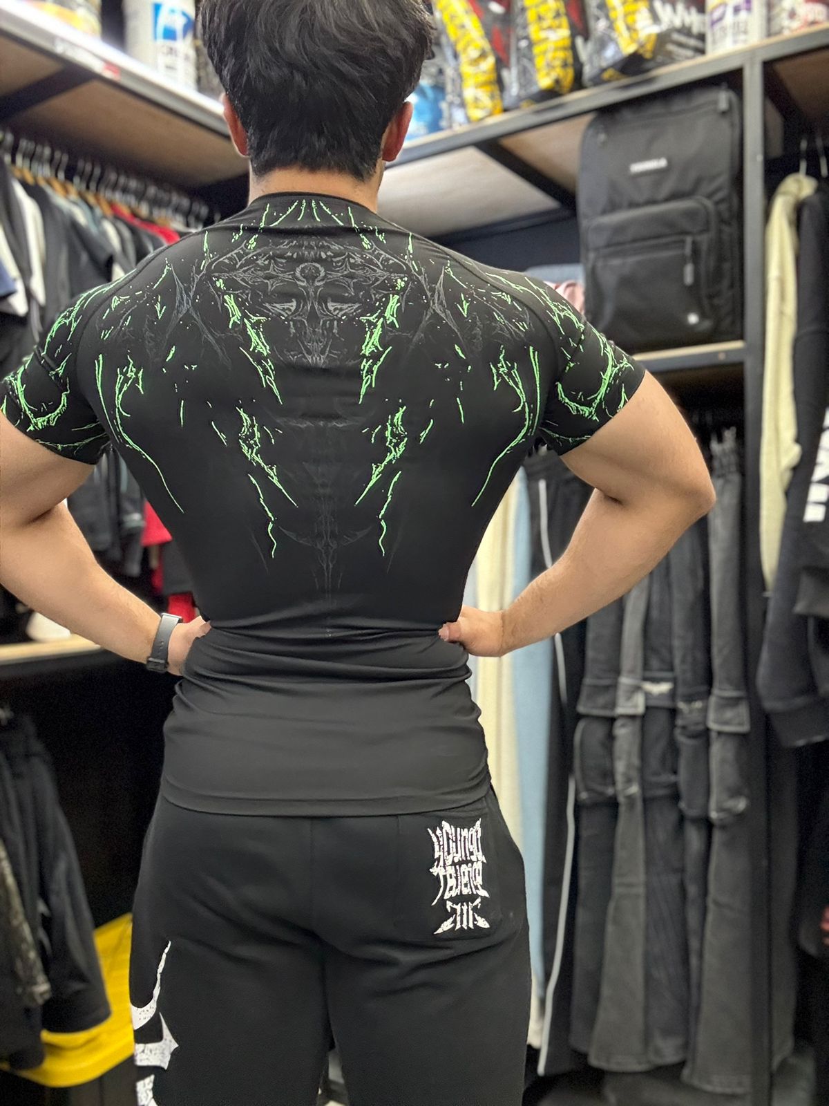 Breathedivinity Thunder green Compression