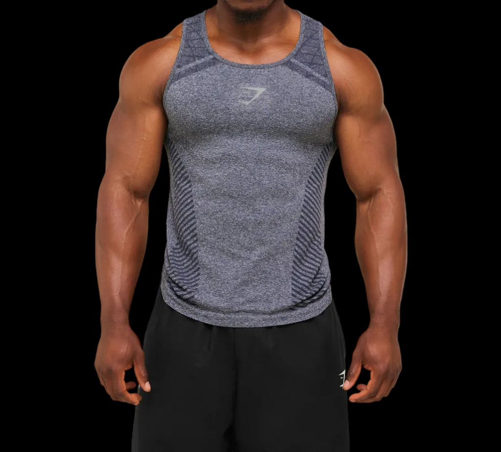 Gymshark Devant Seamless Tank Blue
