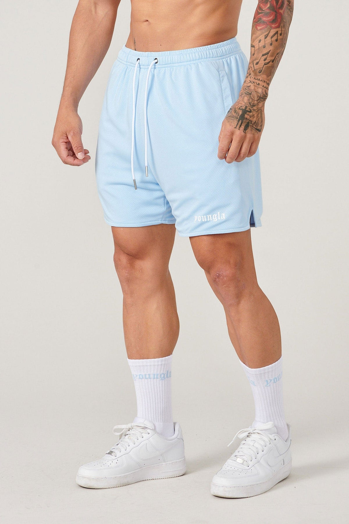 YoungLA Game-Time Shorts Blue