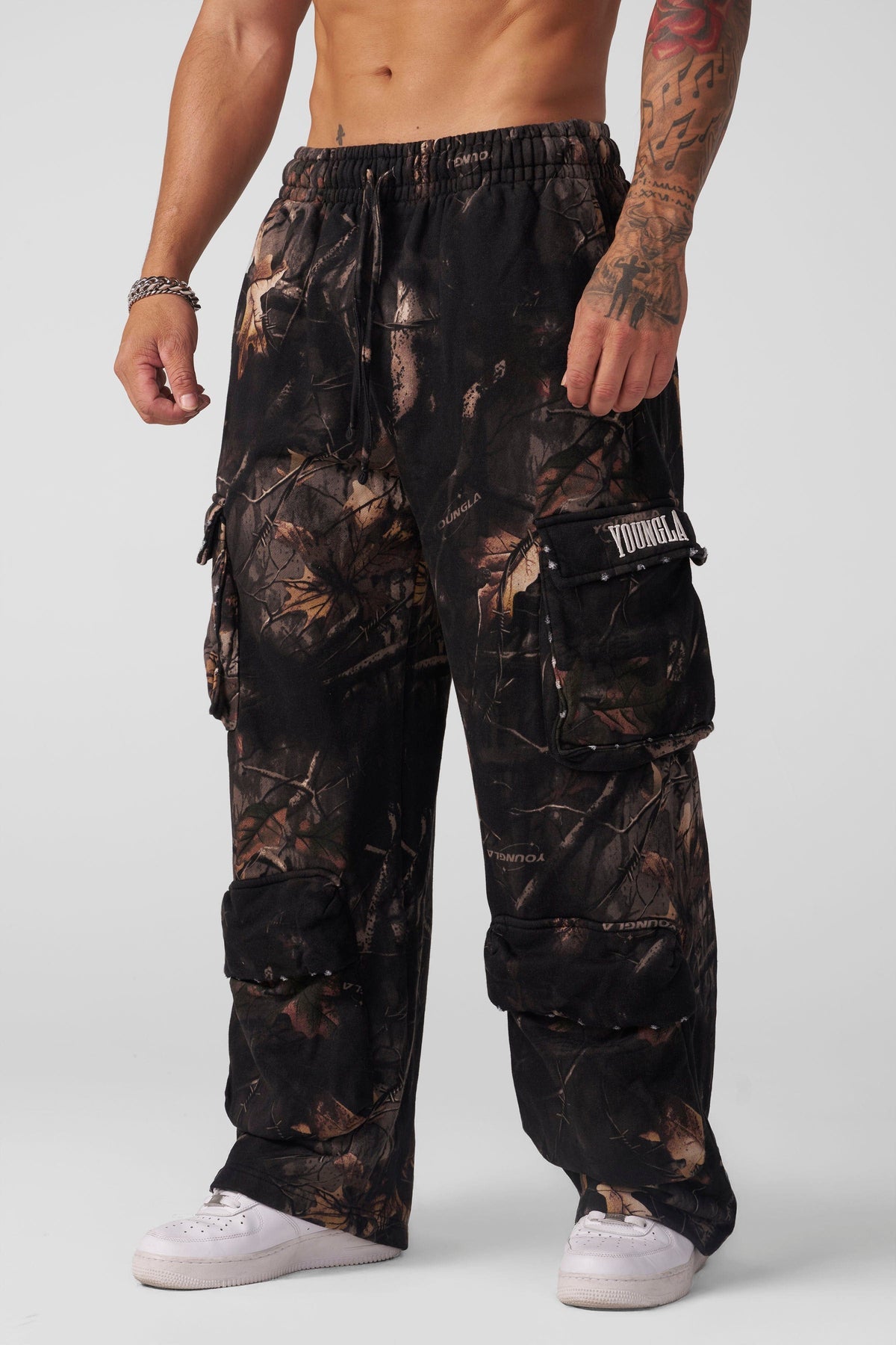 YoungLA Heritage Camo Cargo Sweats
