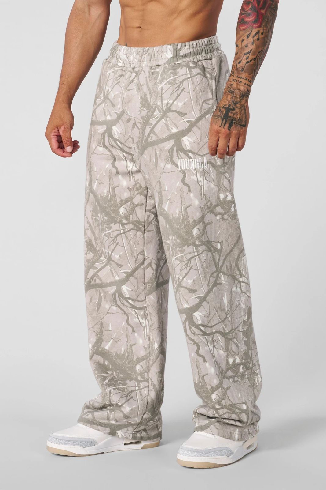 YoungLA Tree Camo Baggy Sweats