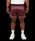 Gymshark Varsity Mesh Shorts Fich Maroon