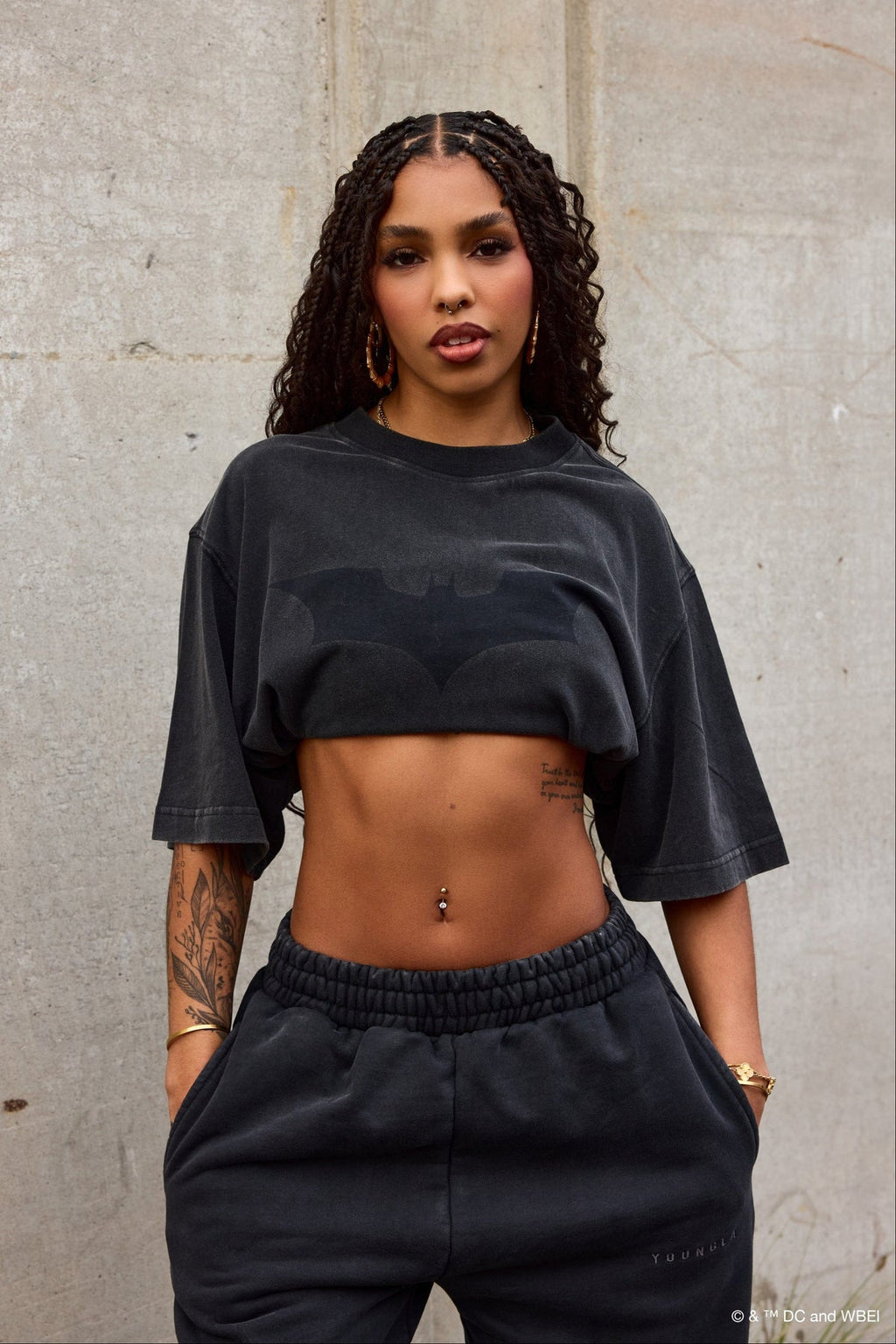 YoungLA Batman Lived-in Tee
