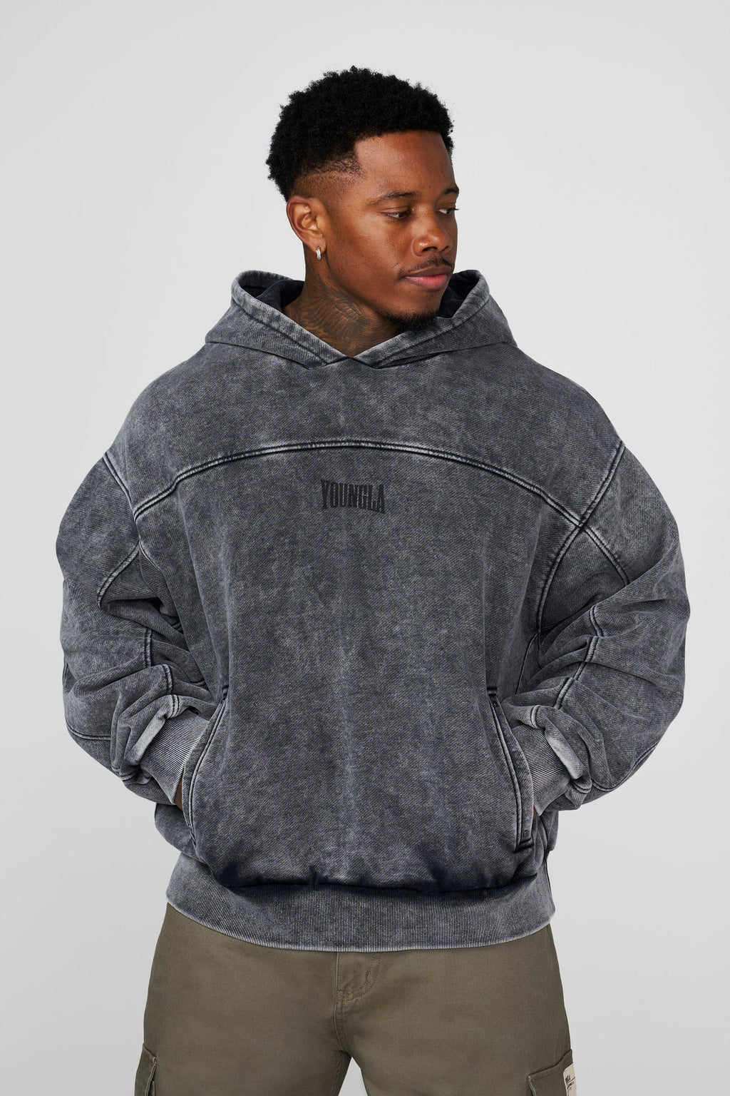 YoungLA  Crossline Hoodies