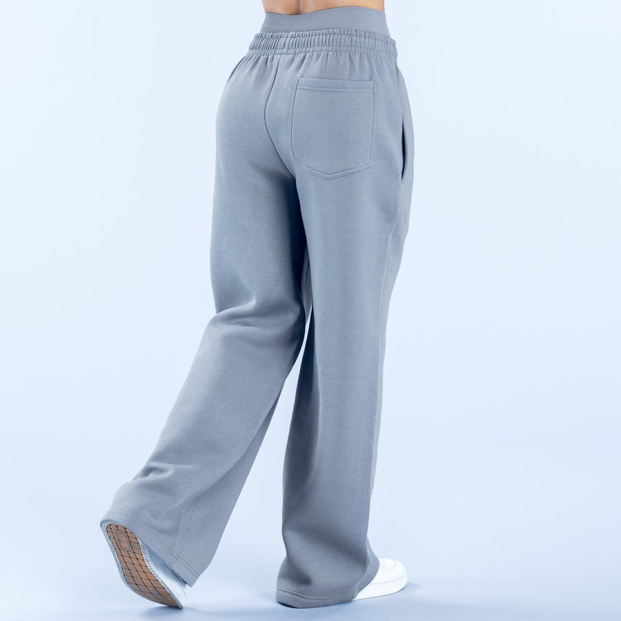 DFYNE Signature Wide Leg Jogger Light Graphite