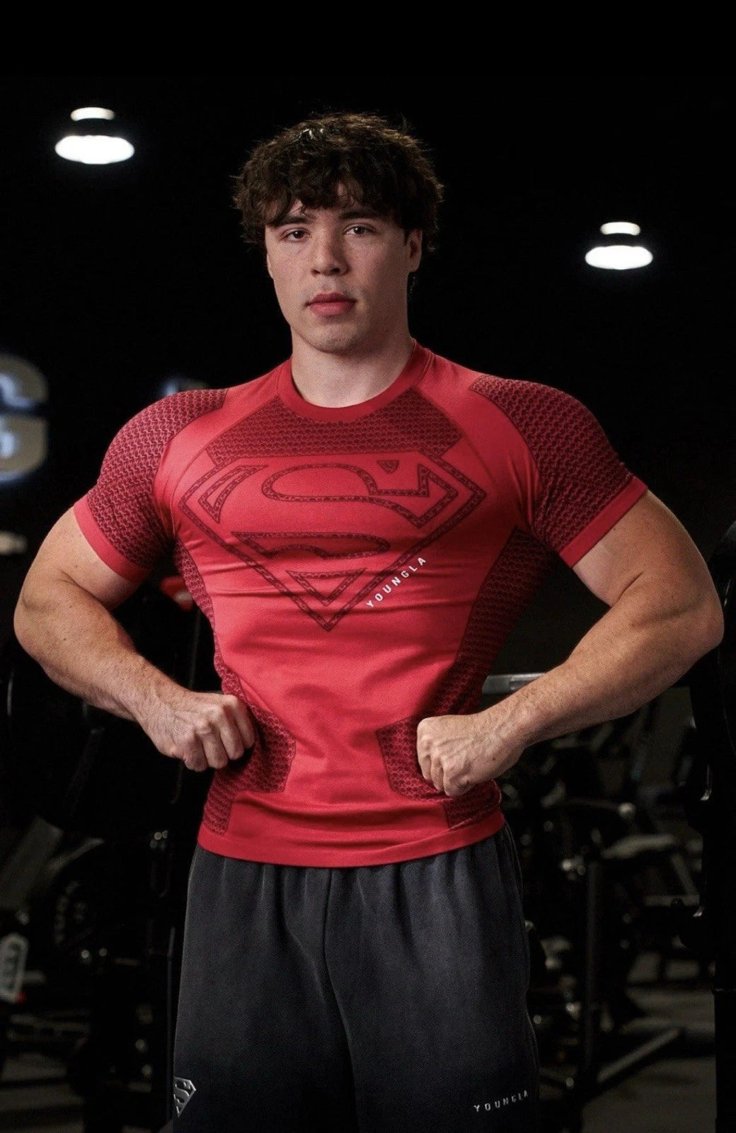 YoungLA Compression Superman Roja